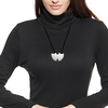 Tomfeel 3D-Druck Schmuck Fan elegante Modellierung Halskette Anhänger Zubehör