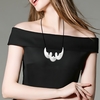 Tomfeel 3D-Druck Schmuck Rhythm elegante Modellierung Halskette Anhänger Zubehör