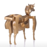 Tomfeel Abstractionism Cattle Resin Skulptur Wohnkultur Moderne Kunst Figurine