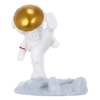 Tomfeel Astronaut Handy Halter Panel PC Halterung Harz Ornament DIY Halter Büro Wohnzimmer und Schreibtisch Dekoration Geschenk Goldene & silbrig