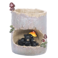 Tomfeel Baumstumpf Sukkulenten Blumentopf Cartoon Pastoralen Stil Tier Blumentopf Harz Topf Garten Micro-scape Topfpflanze Büro schreibtisch Ornament Dekorative Geschenk
