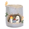 Tomfeel Baumstumpf Sukkulenten Blumentopf Cartoon Pastoralen Stil Tier Blumentopf Harz Topf Garten Micro-scape Topfpflanze Büro schreibtisch Ornament Dekorative Geschenk