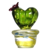 Tomfeel Bunte Kaktus Skulptur Handgemachte Glas Ornament Mini Glas Figurine Geschenk Paket Wohnkultur Multicolor