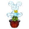Tomfeel Bunte Kaktus Skulptur Handgemachte Glas Ornament Mini Glas Figurine Geschenk Paket Wohnkultur Multicolor