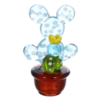 Tomfeel Bunte Kaktus Skulptur Handgemachte Glas Ornament Mini Glas Figurine Geschenk Paket Wohnkultur Multicolor