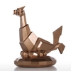 Tomfeel Gläser Huhn Resin Skulptur Wohnkultur Moderne Kunst Figurine Tier-Statue Fiberglas