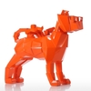 Tomfeel Gläser Hund Orange Resin Skulptur Home Decor Moderne Kunst
