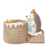 Tomfeel Igel Sukkulente Blumentopf Cartoon Pastoralen Stil Harz Blumentopf Garten Micro-scape Topfpflanze Büro Schreibtisch Ornament dekorative Geschenk Lagerung