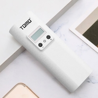 TOMO K2 Portable 18650 Lithium Batterie Ladegerät Dual USB Ports Energienbank mit Digital LCD Display für Handys