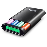 TOMO M4 Ladegerät 4 * 18650 Power Bank Externe USB Ladegerät mit Intelligente LCD-Display für iPhone X Samsung S8 Hinweis 8
