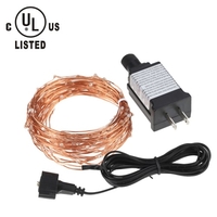 Tomshine 10M / 33FT 100LEDs Starry Kupferdraht String Extra Thin Bendable Flexible Bunte Blitzen-Licht-Streifen-Weihnachtsfeiertags-Festival-Dekorationen US-Stecker