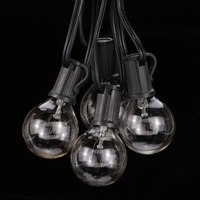 Tomshine 175W 25FT E12 G40 Glühlampe String Light mit 2 Ersatzlampen