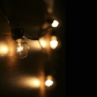 Tomshine 175W 25FT E12 G40 Glühlampe String Light mit 2 Ersatzlampen