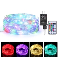 Tomshine 23m 200 LEDs Lichterketten mit Fernbedienung 13 Monochrom 8 Beleuchtungsmodi Plug-in Twinkle Light 6 / 12H Timer-Funktion IP68 Wasserdicht für Schlafzimmer Patio Gartenparty Hochzeit Weihnachten