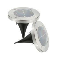 Tomshine 2Pcs solarbetriebene Bodenleuchte Outdoor Lampe wasserdicht