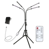 Tomshine 4-Heads Plant Grow Lights mit verstellbarem Stativ 80W 80Leds Vollspektrum-Wachstumslampe für Zimmerpflanzen Dual Controller Dimmbar 3 Beleuchtungsmodi und 10 Helligkeitsstufen 360 ° Flexible Schlauch-Timer-Funktion