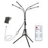 Tomshine 4-Heads Plant Grow Lights mit verstellbarem Stativ 80W 80Leds Vollspektrum-Wachstumslampe für Zimmerpflanzen Dual Controller Dimmbar 3 Beleuchtungsmodi und 10 Helligkeitsstufen 360 ° Flexible Schlauch-Timer-Funktion