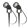 Tomshine 5W 4er Pack COB LED Rasenlampe AC / DC 12V Dekorative Außenlandschaftsleuchte 500LM Superheller Hochleistungsscheinwerfer für Gartenmauer Yard Path White