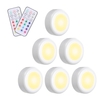Tomshine DC5V 0, 25 W RGB LED Schrank Licht Puck Lampe 6er Pack