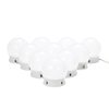Tomshine DC5V 10W 10 LED-Eitelkeits-Dimmbares Spiegelleuchte-Kit USB-betriebene,  betriebene Speicherfunktion 5 Helligkeitsstufen einstellbar 3 Lichtfarben Ändern der dehnbaren Lichterkette für den Ankleideraum Salon