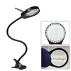 Tomshine LED 3X / 10X Lupe Glas mit Klemme Clip Tischleuchte
