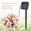 Tomshine Solarbetriebene Bee String Light Rasenlampe 50 LEDs 6, 9 m / 8, 6 ft 8 Beleuchtungsmodi Manuelle Steuerung und Sensor für empfindliches Licht IP44 Wasserbeständigkeit für den Garten im Innenhof