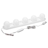 Tomshine tragbare LED-Spiegelleuchte mit 5 Lampen USB-Aufladung Dimmbar 3 Farbmodi Vanity Makeup Kosmetikleuchten für Badezimmer Ankleidetisch