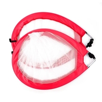 TOMSHOO 2ST Pop Up Fußball-Ziel tragbare Fußball Nets mit Tragetasche Größen 2.3feet / 4feet / 6feet
