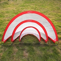 TOMSHOO 2ST Pop Up Fußball-Ziel tragbare Fußball Nets mit Tragetasche Größen 2.3feet / 4feet / 6feet