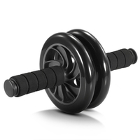 TOMSHOO 5-in-1 AB-Radrollensatz mit Push-Up-Bar-Springseil-Handgreifer und Knieschoner-Bauchkern-Carver-Fitness-Training