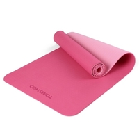 TOMSHOO 72, 05 × 24, 01 Zoll tragbare doppelte zweifarbige Yogamatte Verdicken Sie die Sportmatte Anti-Rutsch-Trainingsmatte