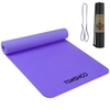 TOMSHOO 72, 05 × 24, 01 Zoll Tragbare Yogamatte Verdicken Sie die Sportmatte Anti-Rutsch-Trainingsmatte für Fitness-Workouts mit Tragegurt und Aufbewahrungstasche