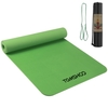 TOMSHOO 72, 05 × 24, 01 Zoll Tragbare Yogamatte Verdicken Sie die Sportmatte Anti-Rutsch-Trainingsmatte für Fitness-Workouts mit Tragegurt und Aufbewahrungstasche