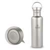 TOMSHOO 750ml Volle Titan Wasserflasche mit extra Plastikdeckel Ultraleicht Outdoor Camping Wandern Radfahren Wasserflasche
