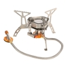 TOMSHOO Camping Gas Herd Portable Outdoor Kochen Falten Gas Herd Faltbar Split Burner mit Box