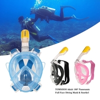 TOMSHOO Erwachsene weibliche und jugendliche Schwimmen Tauchen Schnorchel Maske