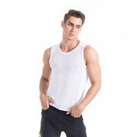 TOMSHOO Herren Ultrabaselayer Netzärmel Compression Hemd Radfahren Laufen Sport Base Layer-Unter Top