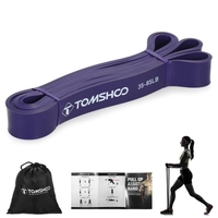 TOMSHOO Pull Up Assist Band Widerstand Loop Band Powerlifting Workout Übung Stretchbänder mit Tragetasche