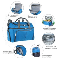TOMSHOO Thermal Insulated Cooler Lunch Bag Food Box Handbag Outdoor Picnic Storage Bag 20L