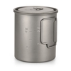 TOMSHOO Ultralight 750ml Titan Tasse Outdoor Tragbare Camping Picknick Wasser Tasse Becher mit Faltbarer Griff