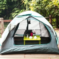 TOMSHOO zwei Höhen Mutifunctional Combo-Center Halbklapptisch Schreibtisch mit Stuhl Doppel
