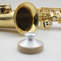 Ton aus Aluminium Endschalldämpfer für Tenor Saxophon Sax Metall Wirbelnetzer leichte