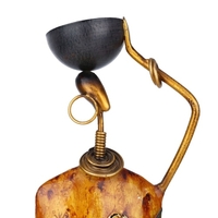 Tooarts Afrikanische Figur Skulptur Eisen Ornament Stammeskultur Sammeln Kunstwerke Vintage Dekoration