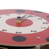 Tooarts Cartoon Tieruhr,  schwingende Marienkäferuhr,  MDF Holzwanduhr,  Uhr für Kinderzimmer Wohnzimmer,  Wohnkultur,  einfach zu installieren,  eine AA-Batterie betrieben (nicht enthalten)