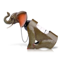 TOOARTS Elefant Weinregal Metall-Skulptur Praktische Skulptur Hauptdekoration Innendekoration Handwerk