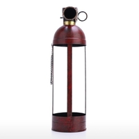 Tooarts Feuerlöscher Form Weinregal Tabletop Kreative Weinregal Robustes Eisen Material Handgemachte Handwerk Display und Lagerregal Wohnkultur