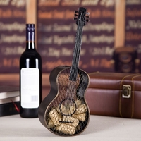 Tooarts Gitarre Weinkorken Container Handwerk Hauptdekoration Dekorationen Praktische Fertigkeiten