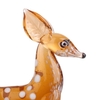 Tooarts Glass Deer Sculpture Handgemachte Glaskunstwerke Blue Reindeer Brown Sika Deer Geschenkpaket Home Decoration Bunt