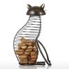 Tooarts Katze Weinkorken Container Wohnkultur Eisen Handwerk Geschenk Handwerk Tier Ornament