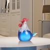 Tooarts kleines Huhn Glasskulptur Wohnkultur Glas Moderne Kunst Moderne Skulptur-Verzierung Geschenk Tier-Fertigkeit-Dekoration
